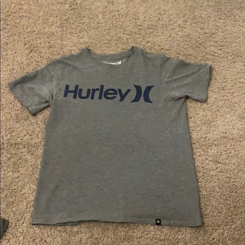 Boys Gray Hurley shirt